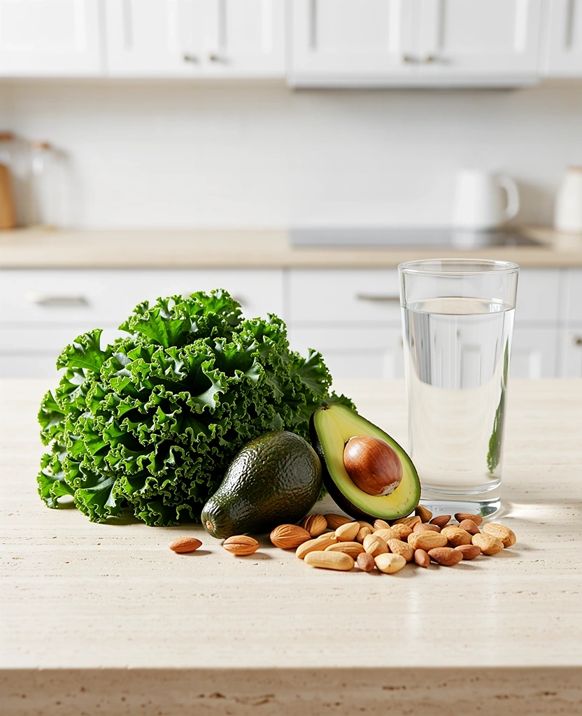 Frische gesunde Zutaten für Nutriziologie